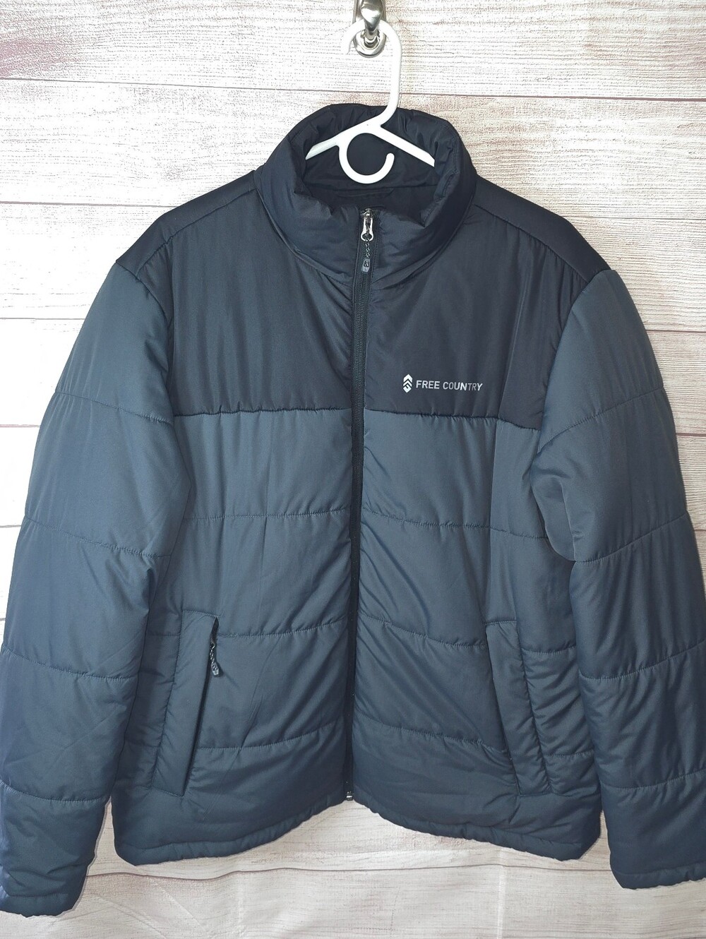 Free Country Men's Colorblock Puffer Jacket Size Large